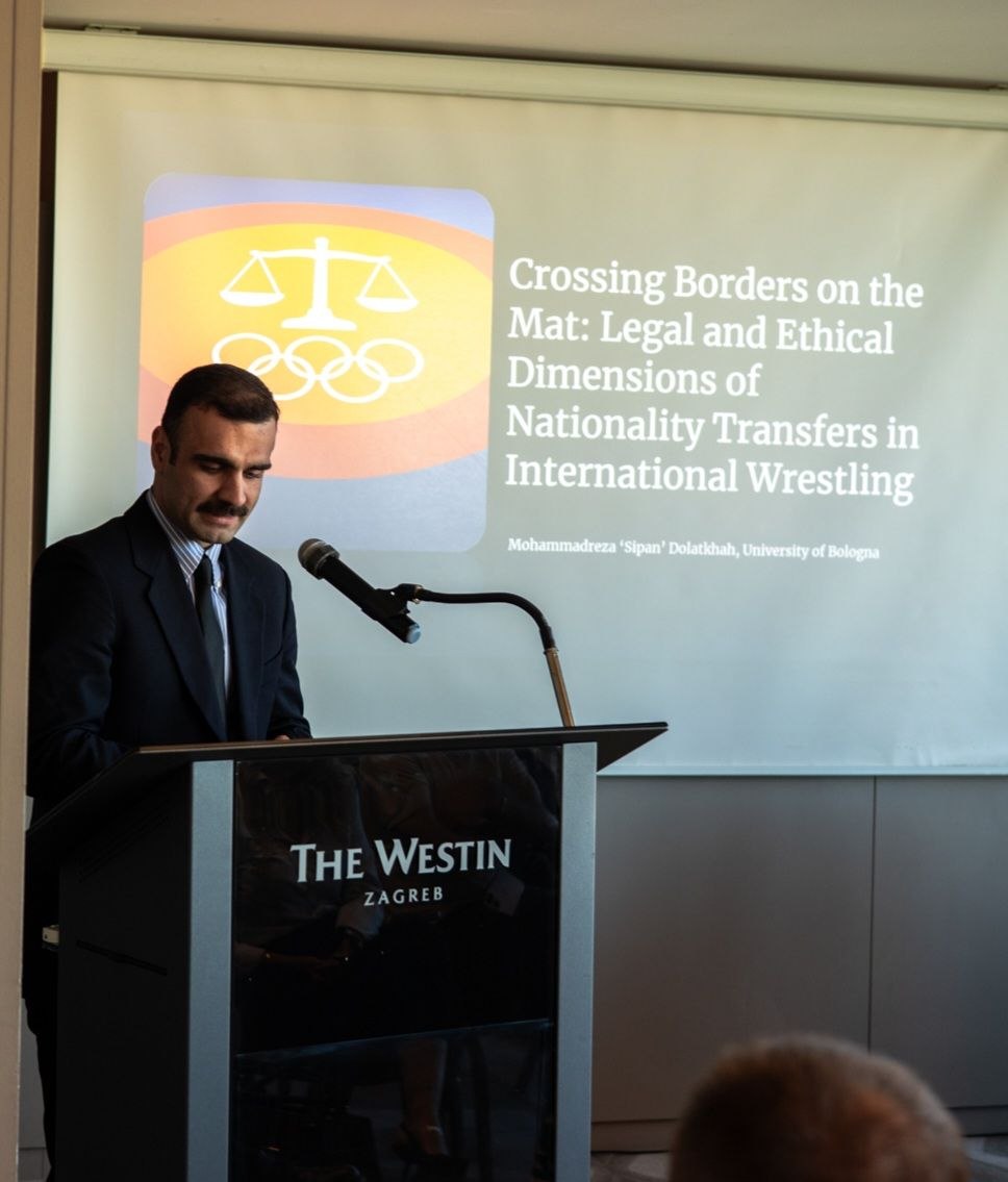 Sipan Dolatkhah presenting at the Zagreb International Conference, The Westin Zagreb